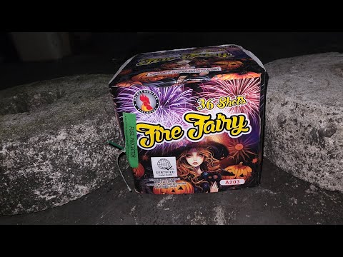 Fire Fairy 36 Shots by Golden Rooster Fireworks - 25 Days Before Christmas 