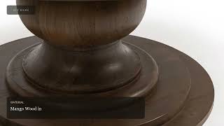 Hera 72 Dining Table – Pecan Brown | Classic Home | Zin Home