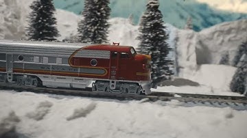 My First N Scale Layout Winter Scene