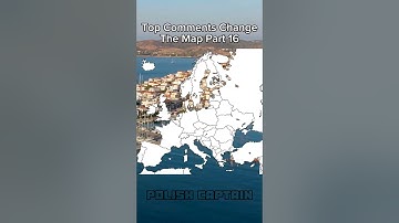Top comments change the map Part 16 || #countries #geography #europe #mapping
