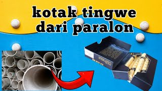 Ide kreatif paralon bekas || kotak tingwe dari paralon