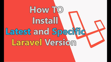 How to install Latest and specific Laravel project
