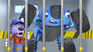 Four Little Cars Are Missing | Police Cartoon | Monster Cars | Kids Song | BabyBus