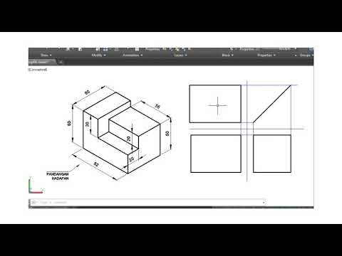 Video: Bagaimana Membina Unjuran Ortografik