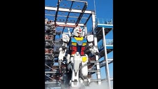 RX-78 F00 GUNDAM Full Movement Sequence - Gundam Factory Yokohama [HD]