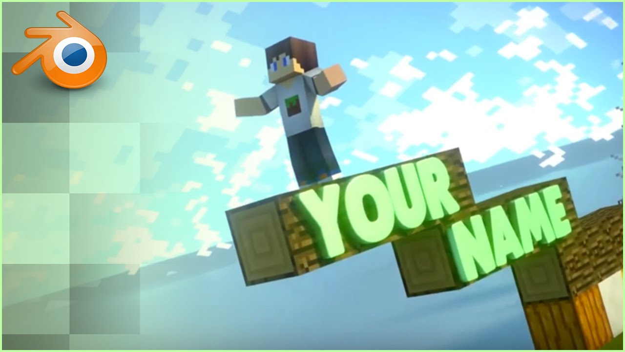 FREE Epic & Quick Minecraft Blender ONLY Gaming Intro 