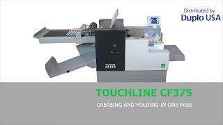 Multigraf Touchline CF375 | High Speed Creaser & Folder | Duplo USA