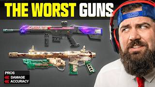 I Tried the Statistical WORST Guns in Warzone