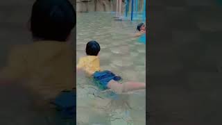 Water Park Fun with Kids 😄💦#funny #beby #movement #viral #rajthani #bacho #cutebaby