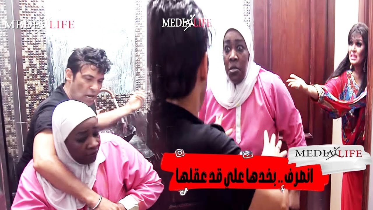 عليها عفريت يا فيفي هيموتنا🔥 اسمعي مني انا شوفته الحالات ده كثير👿 سعد الصغير طلع خبير في العفاريت👿