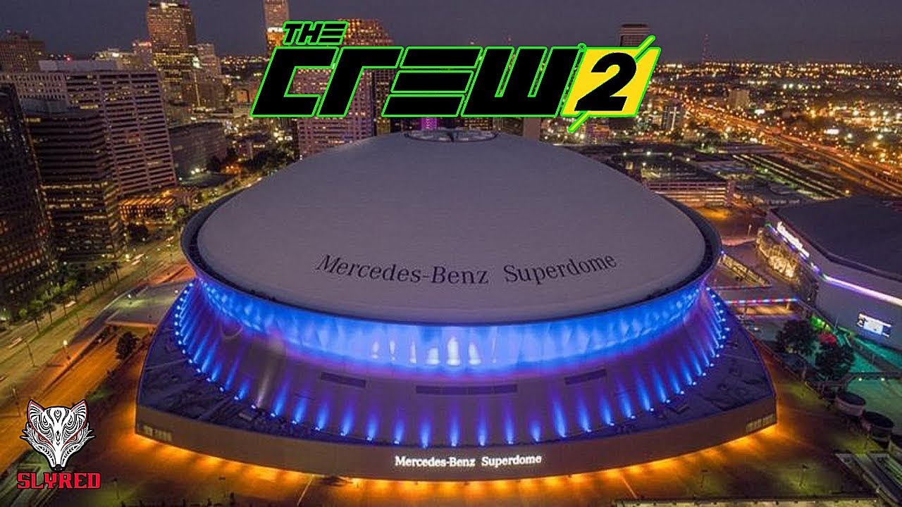 THE CREW 2 New Orleans  Mercedes-Benz Superdome Wallbreach  (PS4)