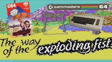 THE WAY OF THE EXPLODING FIST - Commodore 64