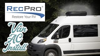 Van Air Conditioner InstallHoughton RecPro Low Profile 13,500 BTUPromaster Van Build Series Ep. 3