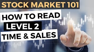 Stock Market Basics 101-  Learn How To Read Level 2 and Time/ Sales TOS TD Ameritrade