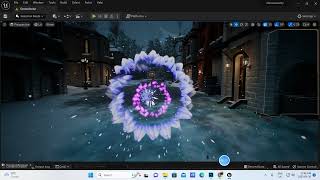 Unreal Engine 5.1 preview: flower fx animation   . 初学者虚幻5.1 : 模仿烟花特效预览