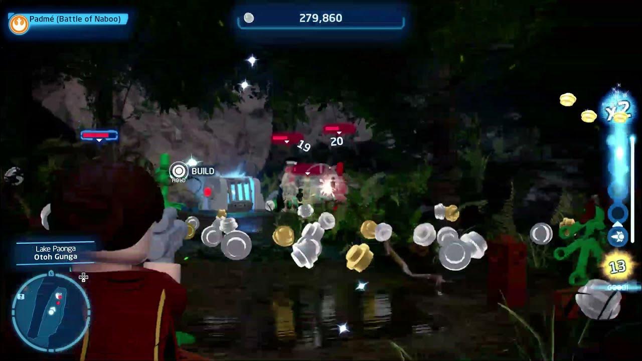 Lego Star Wars The Skywalker Saga Naboo Lake Paonga Puzzle Swamp Camp Siege YouTube
