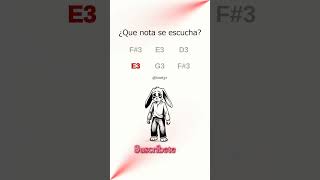 Adivina la nota secreta | Test de notas | #2