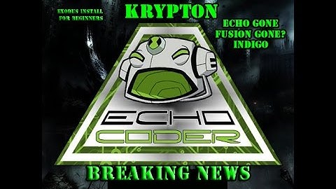 Kodi 17 Breaking News EchoWizard Gone TVAddons from fusion to Indigo Exodus install for beginners.