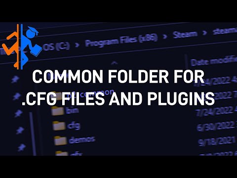 Portal 2 Common Folder Tutorial (One cfg folder for ALL your mods!)