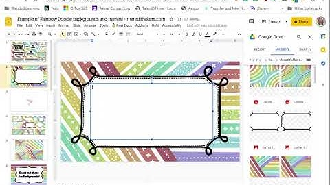 Inserting images from Google Drive into your slides presentation