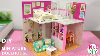 Hi guys! today we're making this cute, miniature dollhouse with living
room, kitchen, bedroom and bathroom. hope you enjoy it! materials: -
pvc foam board sh...