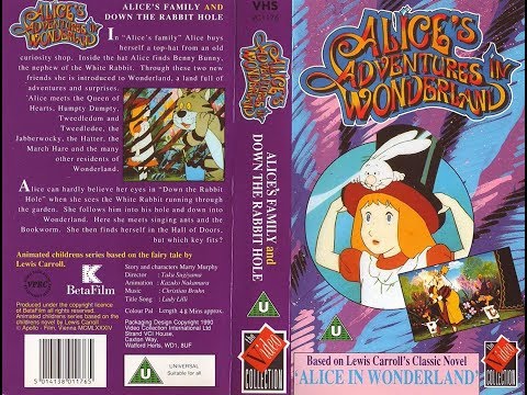 Original VHS Closing: Alice's Adventures in Wonderland - Alice's Family (UK Retail Tape)