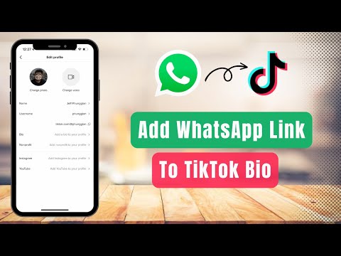 How to Add WhatsApp Link in TikTok !