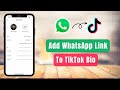 How to Add WhatsApp Link in TikTok !