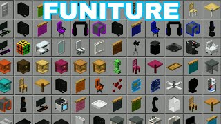 TOP ADDON FURNITURE MCPE V1.18 TERBARU || addon mcpe 1.18