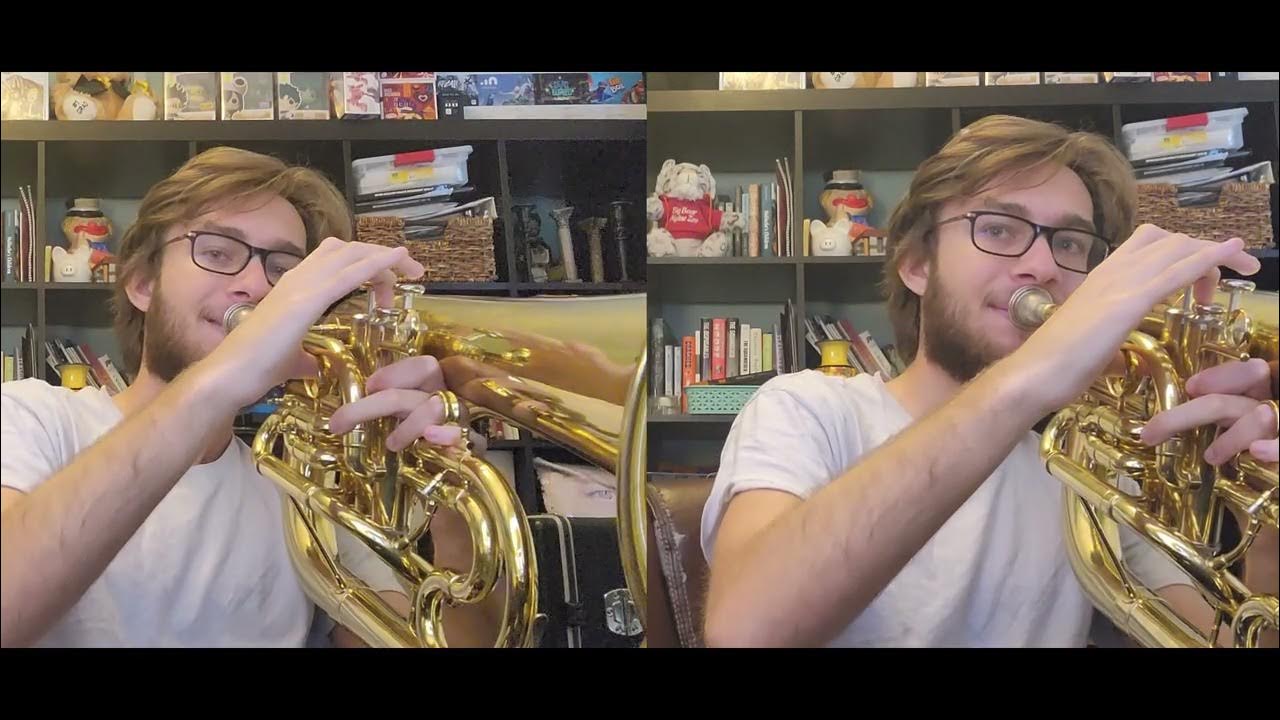 Piece for 2 Tromboniums (on 2 Euphoniums) YouTube