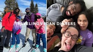 What I Eat In A Day - Vegan Travel Dinners (Vlog Style)
