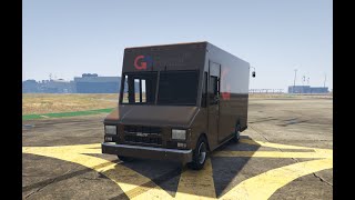 GTA V Rare Vehicle Guide: EC/EL Brown GoPostal Boxville with EC Brown back (1 of 4)