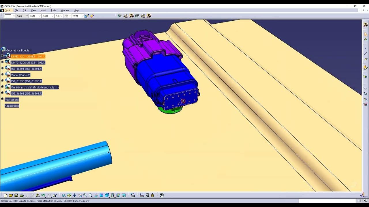 Catia V5 Electrical Harness Design Automotive Harness Design Tutorial