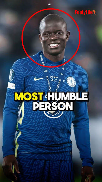 N’golo Kante is the world’s most humble person #football