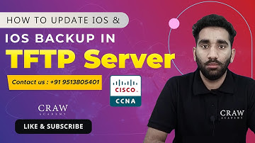 10. How to Backup Cisco IOS and Restore/Upgrade from TFTP Server | CCNA 200-301| By Deepak Yadav