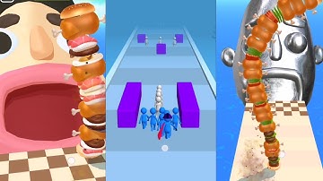 Sandwich Runner Walkthrough vs join and Clash All Gameplay Android and IOS level Max 1813 #gaming