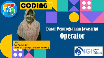 Dasar Pemrograman Java Script | Operator