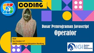 Dasar Pemrograman Java Script | Operator