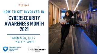 How to Get Involved in Cybersecurity Awareness Month 2021