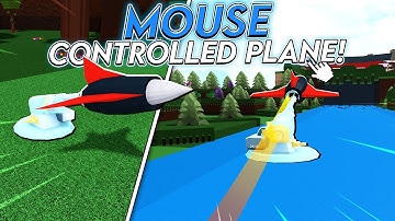 *NEW* MOUSE CONTROLLED PLANE TUTORIAL!! | Roblox Build A Boat For Treasure (MOBILE FRIENDLY!)