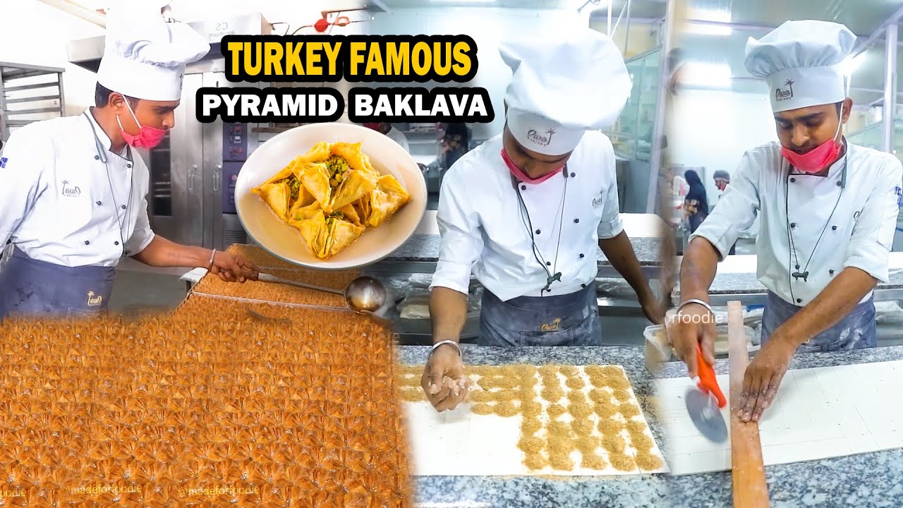 Turkey Famous Pyramid Baklava Voh Bhi India Me| oasis baklawa 