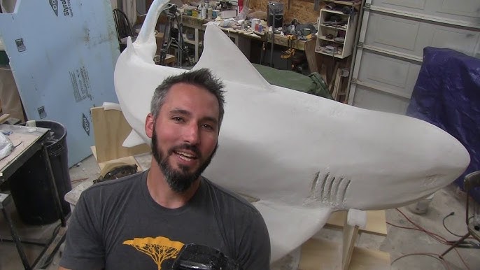 TIGER SHARK foam carving - How-to Part 1 