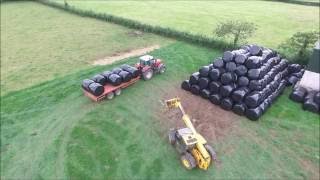 Loading and stacking bales