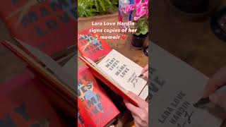 Lara Love Hardin Signs Copies of Her Memoir #oprahsbookclub #books #reading