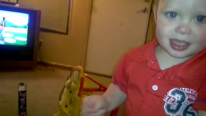 Dancing grandson