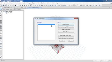 How to Define the Load Combinations in Etabs (009)
