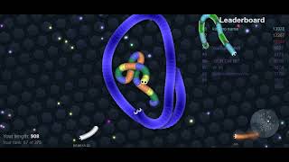 In this video guide you to escape the rings of other snakes. Slither.io | #4