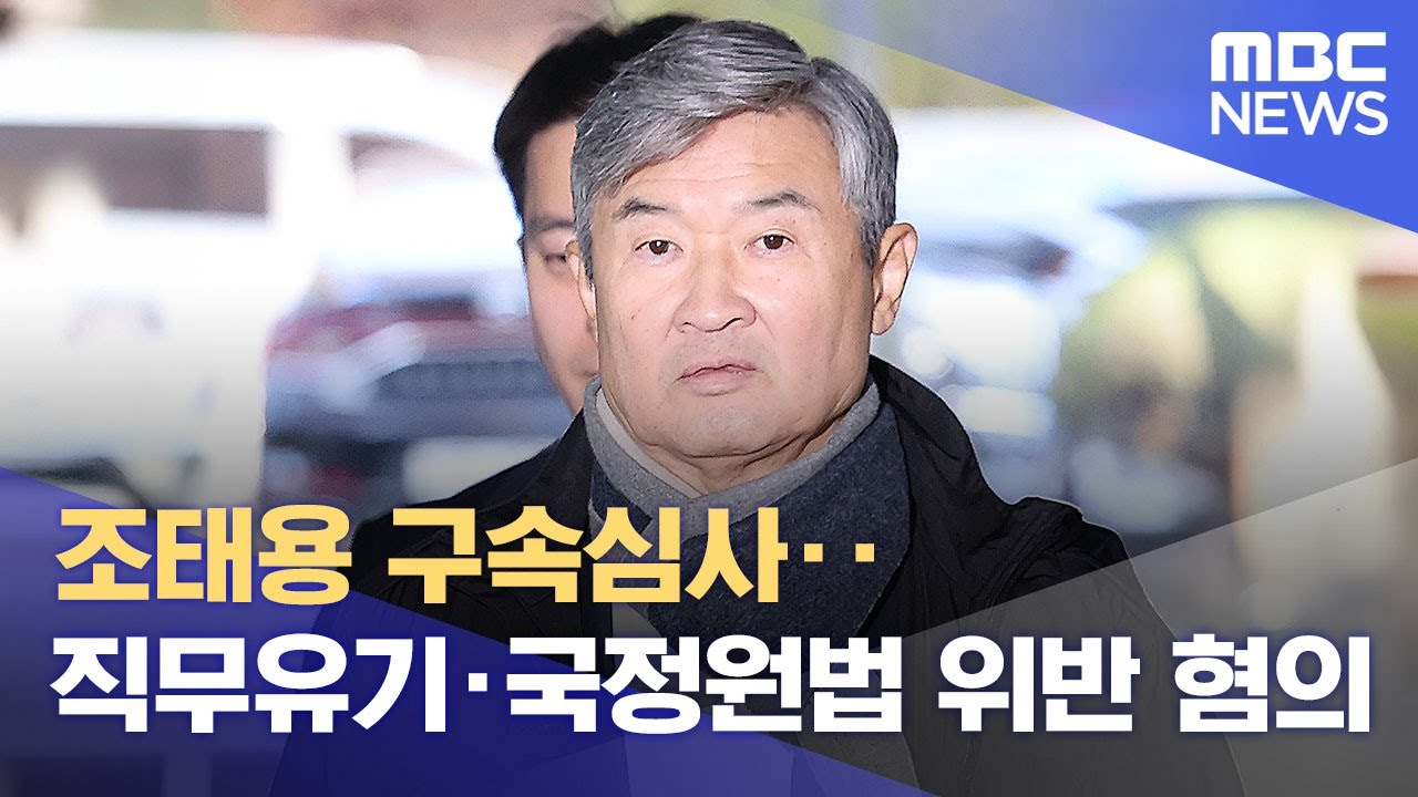조태용 구속심사‥직무유기·국정원법 위반 혐의 (2025.11.11/12MBC뉴스)