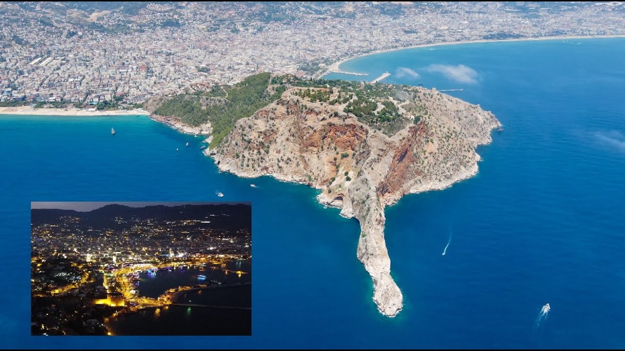 Alanya Drone Çekim-2 4K Ultra HD 60 Fps | Damlataş | Barlar Sk #alanya #kale #kleopatrabeachalanya