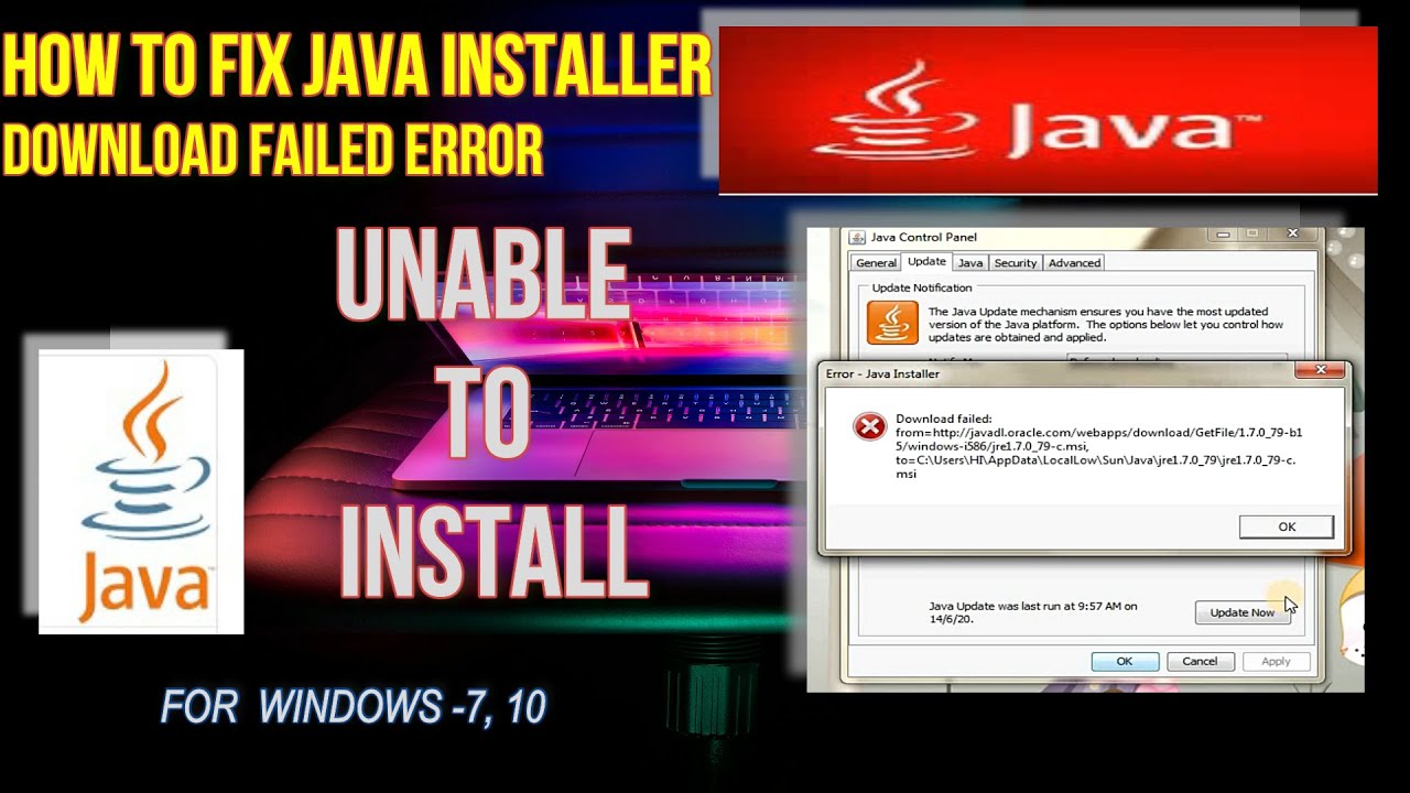 Java failed to load